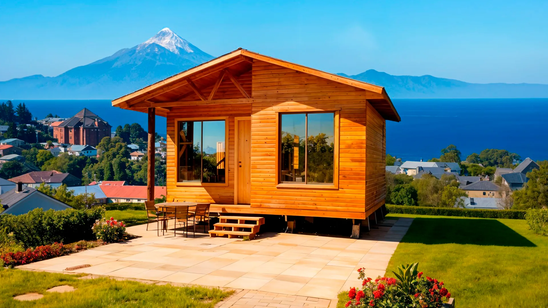 Casa prefabricada 36m² 2 Aguas - Chile Home