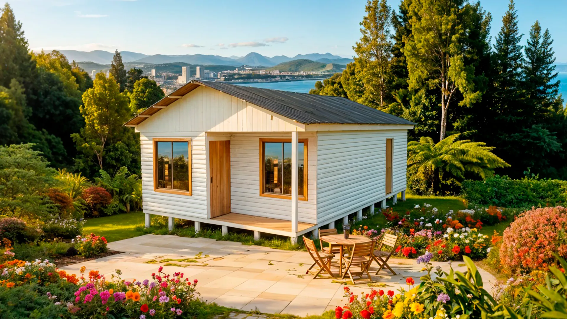 Casa prefabricada 54m² 2 Aguas - Chile Home