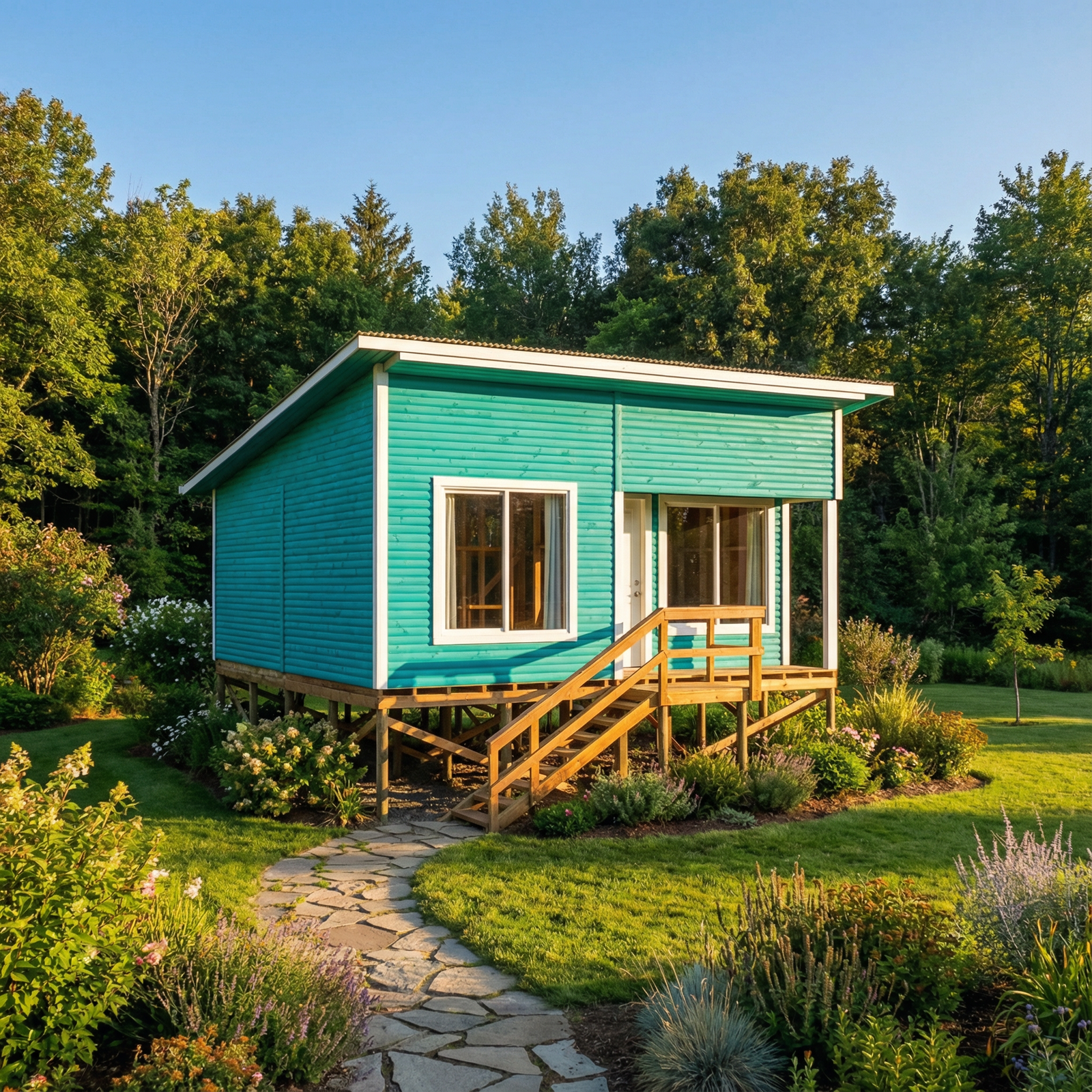 Casa prefabricada 36m² un agua línea 2026